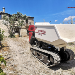 motocarriola cingolata professionale in viticoltura