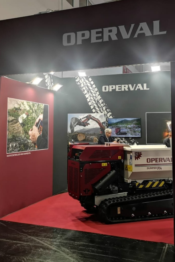 motocarriola cingolata Operval Bauma