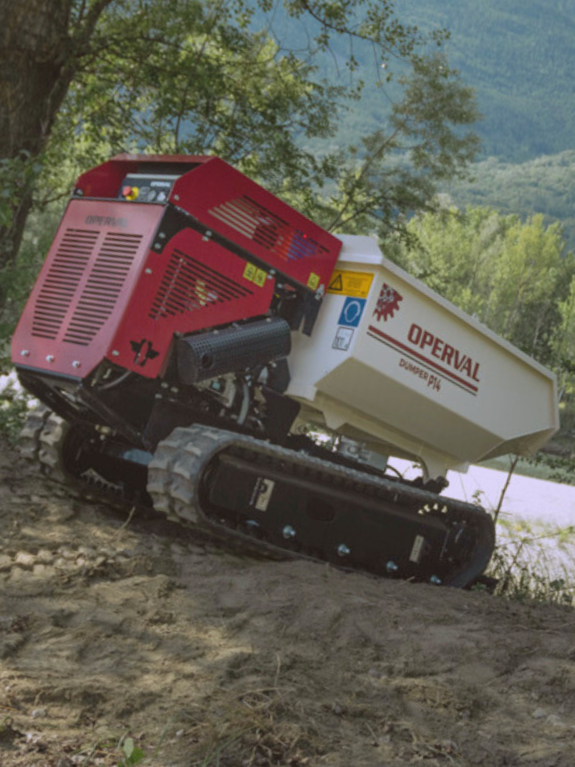 dumper radiocomandato Operval P14